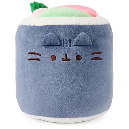 GUND Pusheen Bento Sushi Roll Plush, Squishy Toy, Collectible Plush Toy, Food Plushies, Stuffed Animal for Ages 8 and Up, Blue, 11” - Image 1