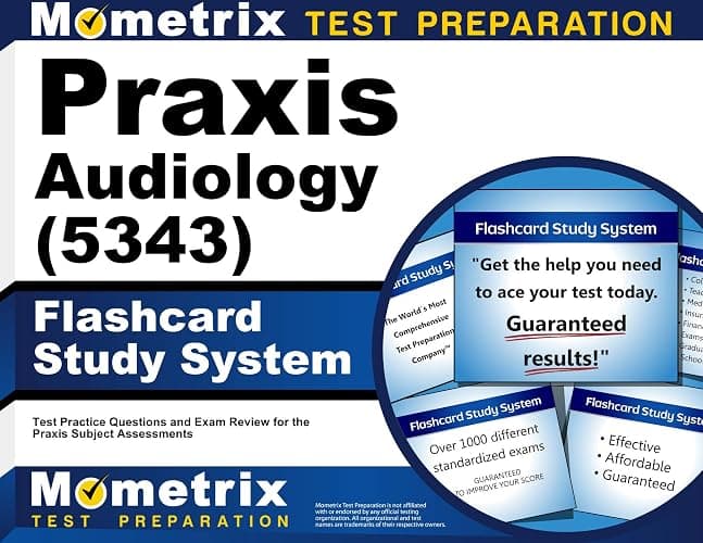 Praxis Audiology (5343) Flashcard Study System: Test Practice Questions and Exam Review for the Praxis Subject Assessments - Image 1