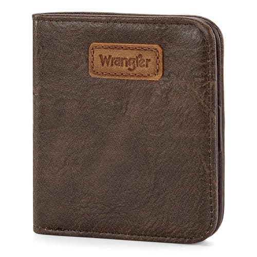 Montana West X Wrangler Small Wallet Women Slim Thin Wallets Card Cases Money Organizer Minimalist Pocket Wallet with RFID Lining - Image 1