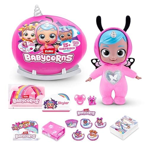 Babycorns Series 1 Small (Butterfly) by ZURU Magical Babydolls, Surprise, Unboxing, Story, Girls, Doll - Image 1