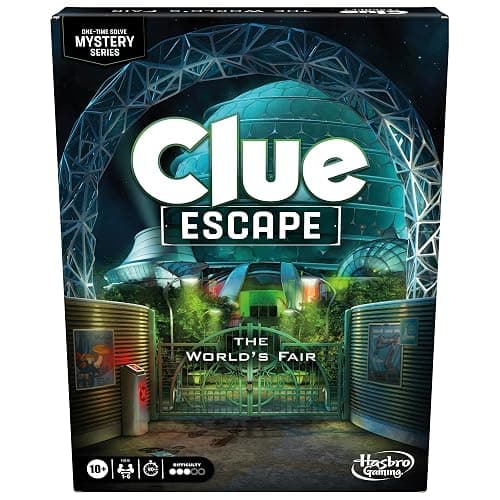 Clue Escape: The World’s Fair Board Game | Escape Room 1-Time Solve Mystery Games | Ages 10+ | 1 to 6 Players | 90 - 120 Mins.| Family Games - Image 1
