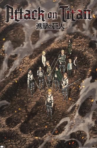 Trends International Attack on Titan: The Final Season - Part 3 Teaser Wall Poster, 34L x 22.4W, Unframed Version - Image 1