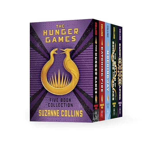 Hunger Games 5-Book Hardcover Box Set (The Hunger Games, Catching Fire, Mockingjay, The Ballad of Songbirds and Snakes, Sunrise on the Reaping) - Image 1