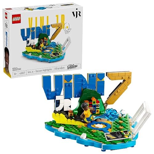 LEGO Editions Vini Jr. – Soccer Highlights - Building Set for Boys & Girls, Ages 10+ - Collectible Soccer Gift W/Plaque - Kids Bedroom or Shelf Decor - 43027 - Image 1
