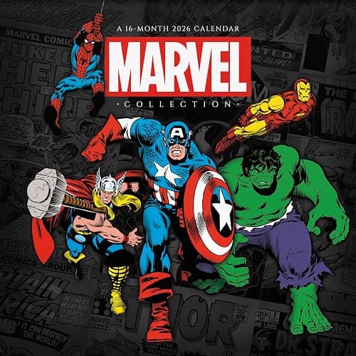 2026 Marvel Comics Wall Calendar - Image 1