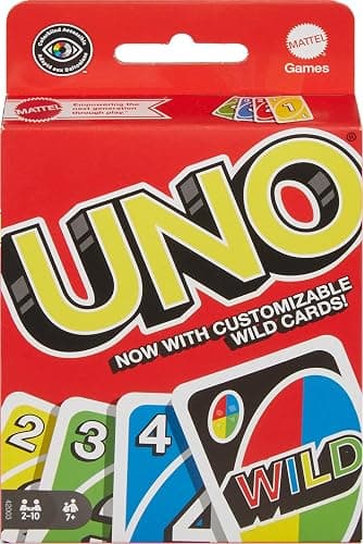 Mattel Games UNO Color & Number Matching Card Game for 2-10 Players Ages 7Y+ - Image 1