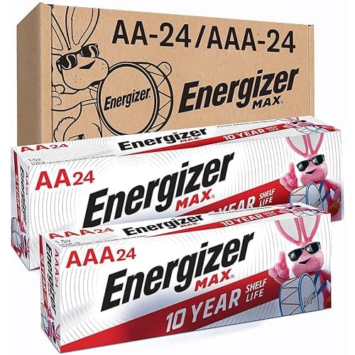 Energizer AA and AAA Batteries, 48 Count, Combo Pack Contains 24 Max Double A and 24 Max Triple A Batteries - Image 1