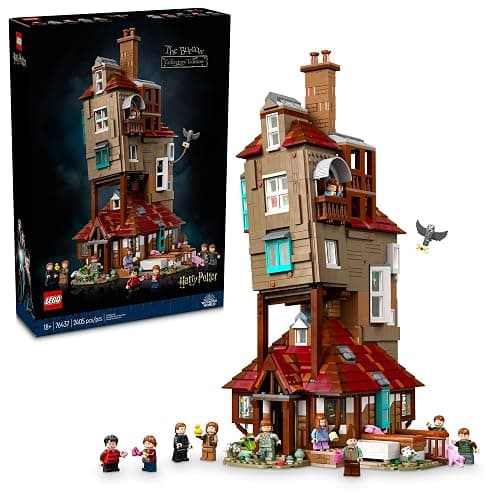LEGO Harry Potter The Burrow – Collectors’ Edition, Weasley House, Collectible Building Set, 10 Minifigures Plus Errol The Owl, Gift for Adult Fans of The Wizarding World - 76437 - Image 1