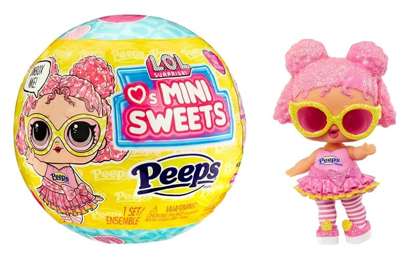 LOL Surprise Loves Mini Sweets - Peeps Fluff Chick with Collectible Doll, 7 Surprises, Spring Easter Theme, Peeps Limited Edition Small Doll - Great Toy Gift for Girls Age 4+ - Image 1