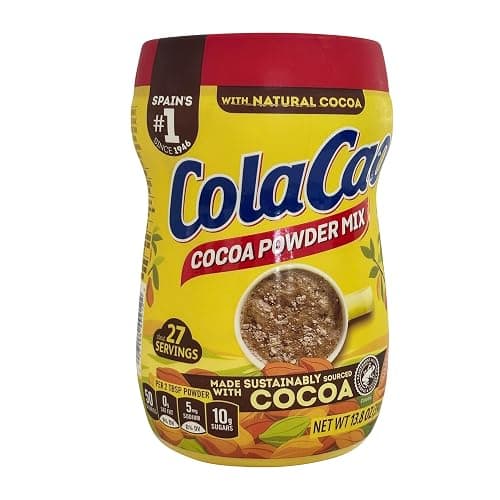 Cola Cao Cocoa Powder Mix 13.8 oz (390 g) per unit 1 PACK. Colacao chocolate drink mix. Colacao original España. Natural Cocoa with no additives. About 27 servings per unit. (1) - Image 1