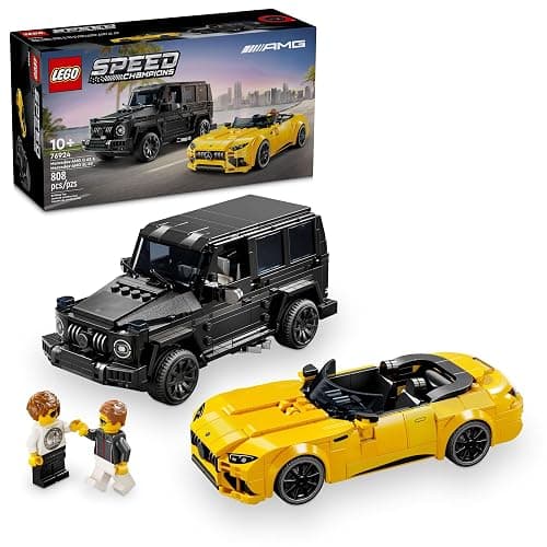 LEGO Speed Champions Mercedes-AMG G 63 & SL 63 Building Toys - Kids Pretend Play Toy Cars for Boys & Girls, Ages 10+ Years - Gifts for Christmas - 76924 - Image 1