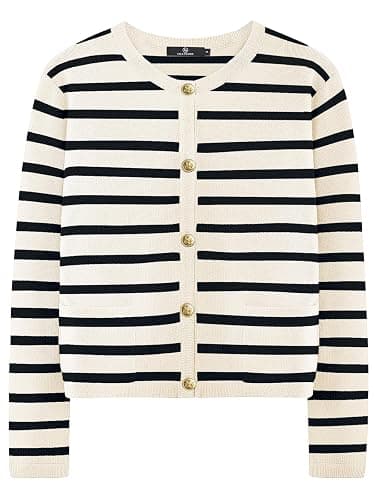 LILLUSORY Women Cardigan Sweaters Fall Outfit Clothes Fashion Cropped Jackets Trendy 2025 Casual Long Sleeve Tops - Image 1