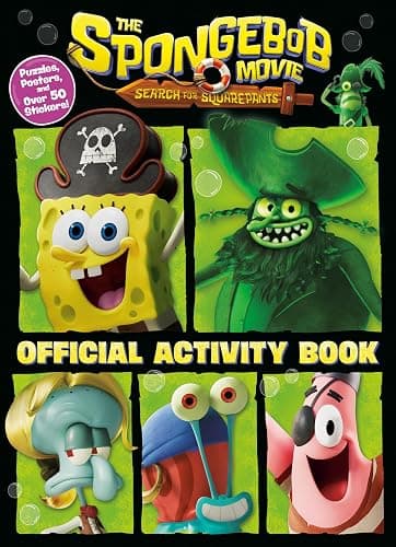 The SpongeBob Movie: Search for SquarePants: Official Activity Book: Puzzles, Posters, and Over 50 Stickers! - Image 1