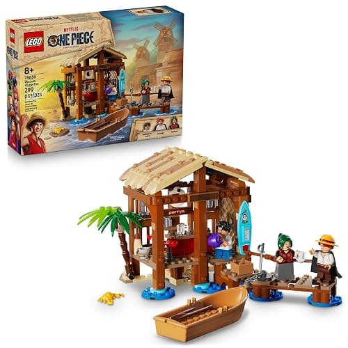 LEGO ONE Piece Windmill Village Hut Building Blocks - Pretend Play Building Toy for Boys & Girls, Ages 8+ - Toy Figures & Playset for Anime Fans - Gift Idea for Birthdays - 75636 - Image 1
