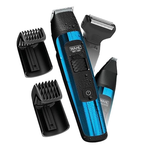 Wahl Manscaper® Total Body Grooming and Your Hair Down There Rechargeable Deluxe Hair Trimmer and Shaver with Safe-Touch Detachable Stainless Steel Precision Blades - Model 5708 - Image 1