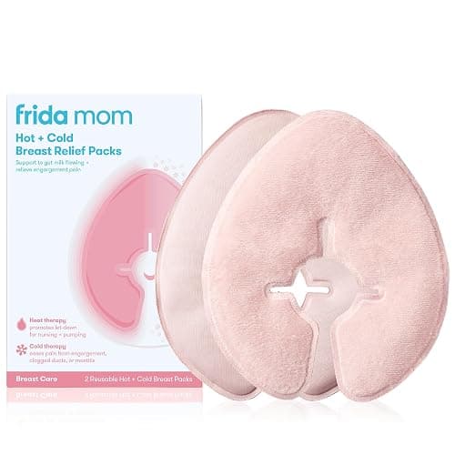 Frida Mom Breastfeeding Therapy Packs: Cold & Hot Therapy Packs, Breastfeeding Essentials for Pain Relief, Lactation Support, and Postpartum Recovery - Image 1