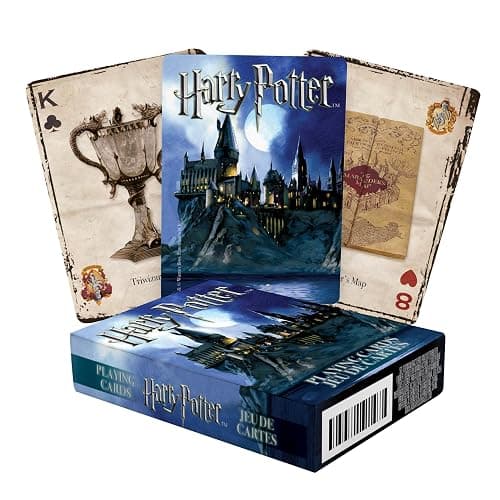 Aquarius Harry Potter Playing Cards - HP Themed Deck of Cards for Your Favorite Card Games - Officially Licensed Merchandise & Collectibles - Poker Size with Linen Finish - Image 1
