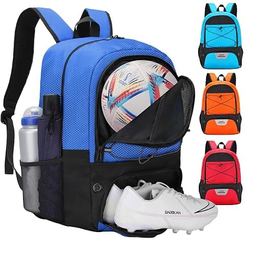 Hsmihair Soccer Bag-Soccer Backpack&Backpack for & Football Volleyball & Basketball,with Ball Compartment and Separate Cleat - Image 1