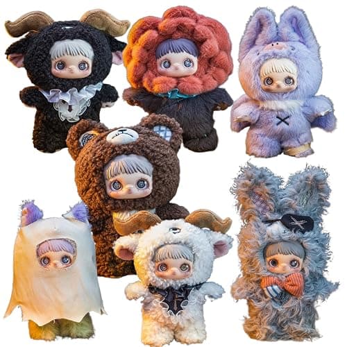 Waicommen Nommi Maymei Dark Forest Series Blind Plush Box, 1PC (1 of 7 Possible Styles), 6 Regular Figure and 1 Hidden Figure, for 15 Years Old and Up Collection, (Pack of 1) - Image 1