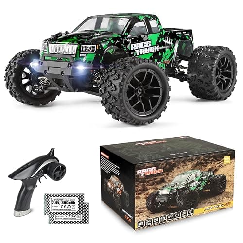 HAIBOXING 1:18 Scale All Terrain RC Car 18859, 36 KPH High Speed 4WD Electric Vehicle with 2.4 GHz Remote Control, 4X4 Waterproof Off-Road Truck with Two Rechargeable Batteries - Image 1