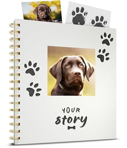 New Puppy Gift – Dog Memory Book & Keepsake Photo Album | Thoughtful Gift for New Puppy Owners, Dog Mums & Dads | Puppy Planner, Diary & Scrapbook - Image 1