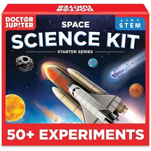 Doctor Jupiter Space Science Toy, Crafts Kit for Kids | Birthday Gifts for Boys 8+ Years Old | STEM Toy with 50+ Experiments | Learning & Educational Kits, Planet Toys - Image 1