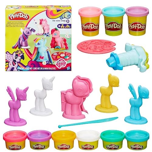 Play-Doh Make & Style Ponies Set, My Little Pony Toys and Figures, Kids Arts and Crafts Playset (Amazon Exclusive) - Image 1
