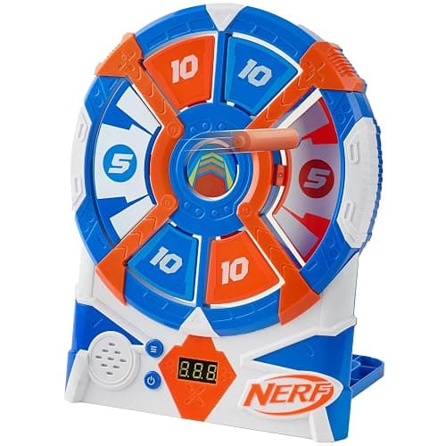 NERF Strike 'N Score Digital Target Game – Arcade-Style Foam Dart Blaster Game with Reactive Targets, Score Display & 4 Game Modes - Image 1