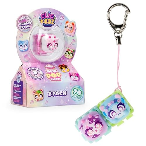 Clickeez Twin Pack - Series 3 (Bubble Pops) | Includes 2 Clickable Keyboard Collectibles! | 70 Characters To Find, Cute Themes & Rare Surprises | Girls Gifts and Collectables Ages 6+ - Image 1