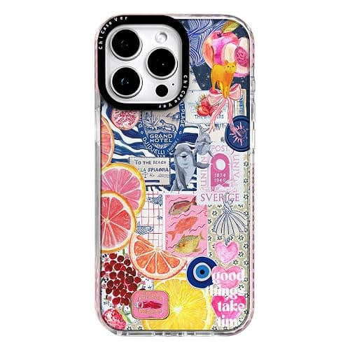 ChiCaseVer for iPhone 13 mini Case,Y2K Citrus Coastal Vintage Style Military-Grade Drop Protection TPU Camera Protection for Women Girls - Image 1