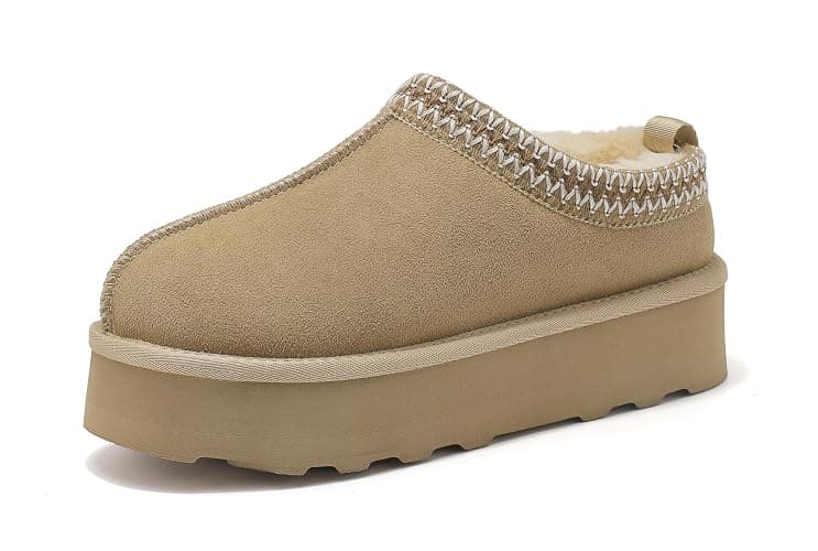 SMajong Women Platform Slippers Mini Snow Boots Thickened Flat Boot Fur Lined Shoes Home Slipper Winter Casual Shoes - Image 1