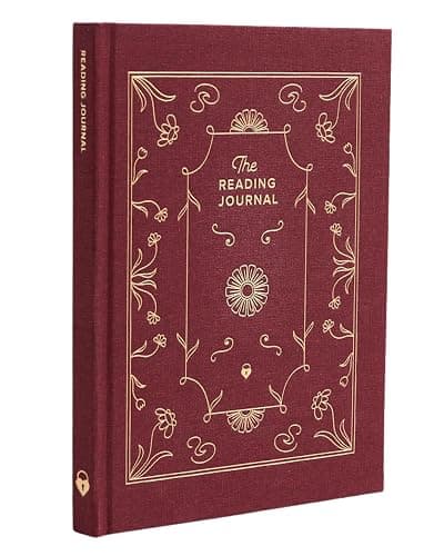 Kunitsa Co. Reading Journal - 52 reviews. Review and Track Your Reading. Book Journal for Book Lovers & Readers. Burgundy - Burgundy - Image 1