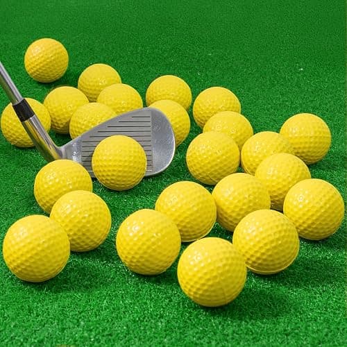 JAYA 24 Pack Foam Golf Practice Balls, Realistic Feel and Limited Flight, Soft for Indoor or Outdoor Training - Image 1