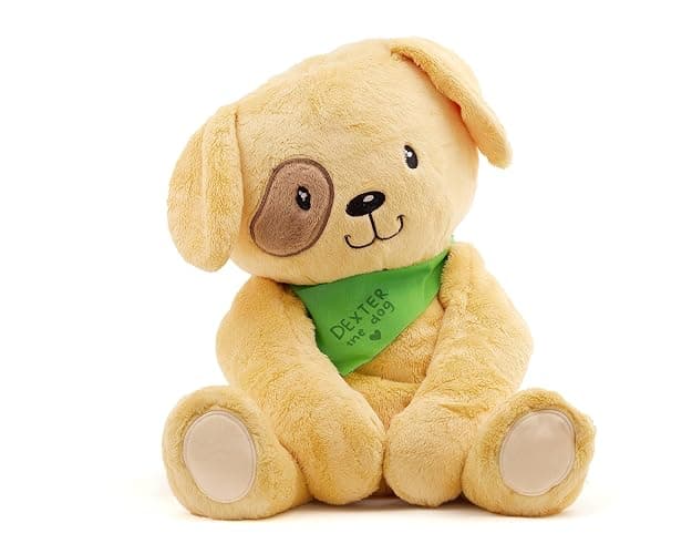 Lilly's Love Weighted Stuffed Animal, 5lb | Sensory Plush for Kids & Adults | Machine Washable Plushie w/Removable Inner | Calming Weighted Stuffed Animal for Anxiety, Dexter The Dog - Image 1