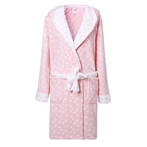 Richie House Women's Plush Fleece Robe, Warm Fleece Bathrobe - Image 1