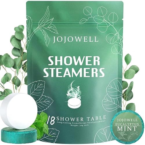 Shower Steamers Aromatherapy - 18 Pack Shower Bombs Birthday Christmas Gifts for Women Men, Eucalyptus for Shower, Nasal Relief,Self Care Spa Gifts for Women - Eucalyptus & Mint - Image 1