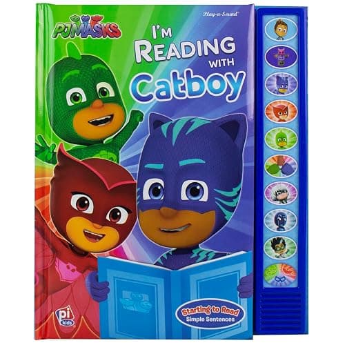 PJ Masks - I'm Ready to Read with Catboy Interactive Read-Along Sound Book - Great for Early Readers - PI Kids - Image 1