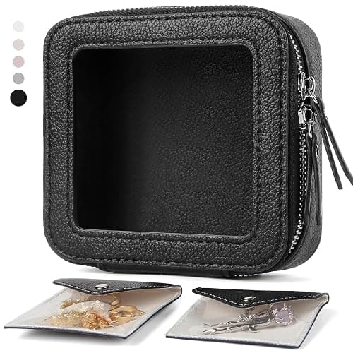 EcoVision Clear Makeup Bag, Travel Cosmetic Accessory Bag, Toiletry Organizer Bags for Women, Portable Waterproof Zipper Cosmetic Bag with Transparent Window - Image 1