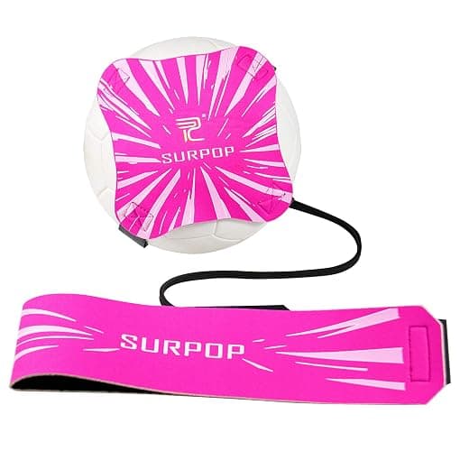 Soccer/Volleyball/Rugby Trainer, Football Kick Throw Solo Practice Training Aid Control Skills Adjustable Waist Belt for Kids Adults - Image 1