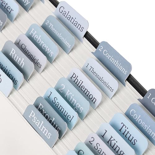 Mr. Pen- Bible Tabs, 75 Tabs, Laminated Bible Tabs for Women and Men, Bible Tabs for Study Bible, Bible Index Tabs, Bible Book Tabs, Bible Labels Tabs, Mr Pen Bible Tabs - Image 1