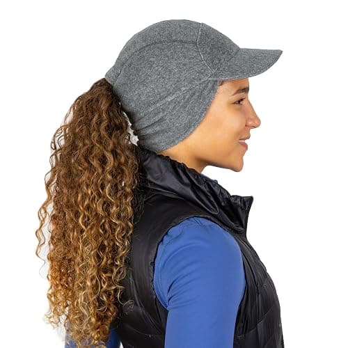 TrailHeads Fleece Ponytail Hat for Women – Trailblazer Reflective Winter Hat with Ponytail Hole for Workouts - Image 1