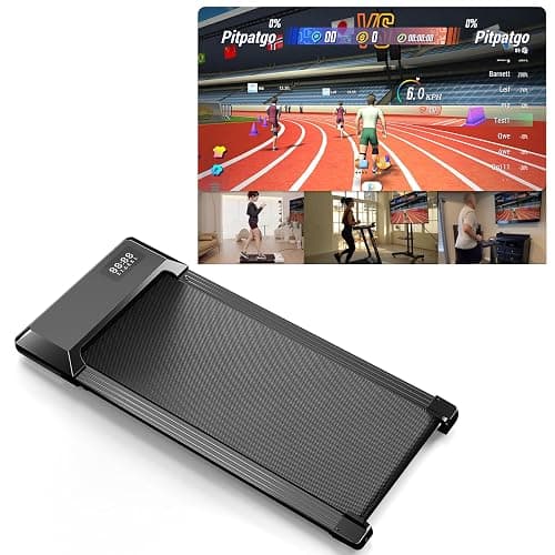 Superun Walking Pad Raceable 2.5HP APP Control Under Desk Treadmill 136KG Capacity Portable Walking Machine for Home with Training Courses and Multi-Runner Races - Image 1