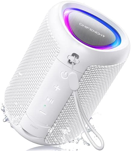 Portable Bluetooth Speaker Beach Essentials: IPX5 Waterproof for Outdoor | Powerful HD Sound,Dynamic Light,All Day Playtime,Wireless BT 5.3,TWS Pairing,Travel|Camping|Pool Accessorie,School Supplies - Image 1