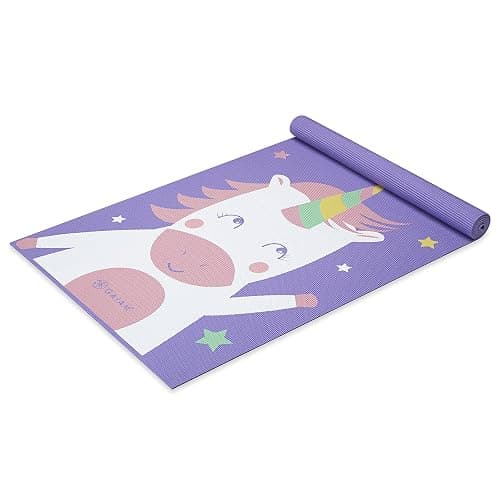 Gaiam Kids Yoga Mat Exercise Mat, Yoga for Kids with Fun Prints - Playtime for Babies, Active & Calm Toddlers and Young Children - Image 1