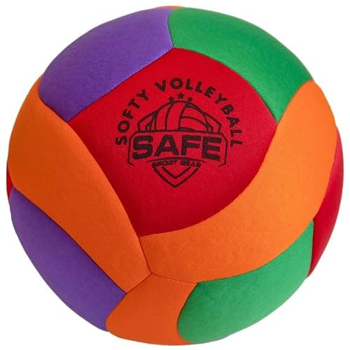 Softy Volleyball - Super Soft Designed for Pain-Free Play - Awesome Kids Indoor Ball with a Realistic Feel and Bounce - Perfect Ball for House - Image 1