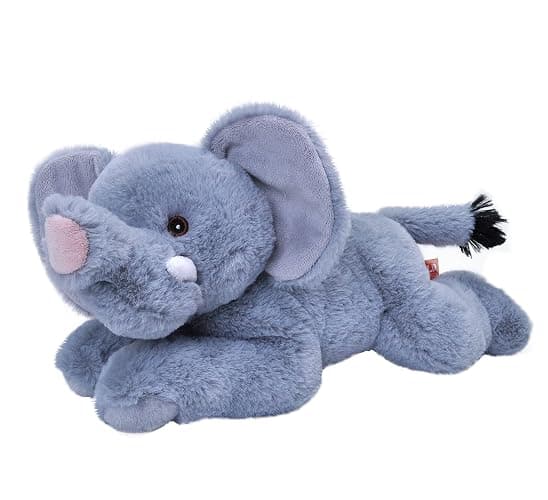 Wild Republic EcoKins African Elephant Stuffed Animal 12 inch, Eco Friendly Gifts for Kids, Plush Toy, Handcrafted Using 16 Recycled Plastic Water Bottles - Image 1