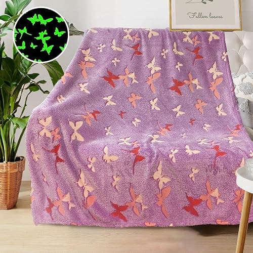Butterfly Blanket for Women/Girls, Butterfly Gifts for Women Adults, Cute Blankets for Teen Girls, Personalized Blankets for Adults/Kids,Soft Fleece Blanket and Throw,Birthday 40"x 50" - Image 1
