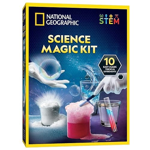 National Geographic Magic Chemistry Set – Science Kit for Kids with 10 Amazing Magic Tricks, STEM Projects and Science Experiments, Science Toys, Great Gift for Boys and Girls 8-12 - Image 1
