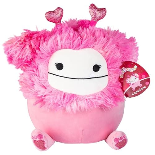 Squishmallow Original 10 Inch Caparinne The Valentine's Day Pink Bigfoot - Official Jazwares Plush - Soft, Cuddly Collectible Stuffed Animal Toy - 2026 Limited Edition - Gift for Boys, Girls, & Kids - Image 1