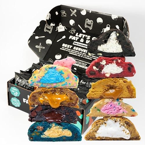Fat & Weird Lil’ Weirdo Pack – 9 Count Assorted Stuffed Cookies, 2.5 oz Each, Individually Sealed Gourmet Soft Chewy Cookies for Snack Packs, Gifts, Care Packages, Cookie Lovers - Image 1